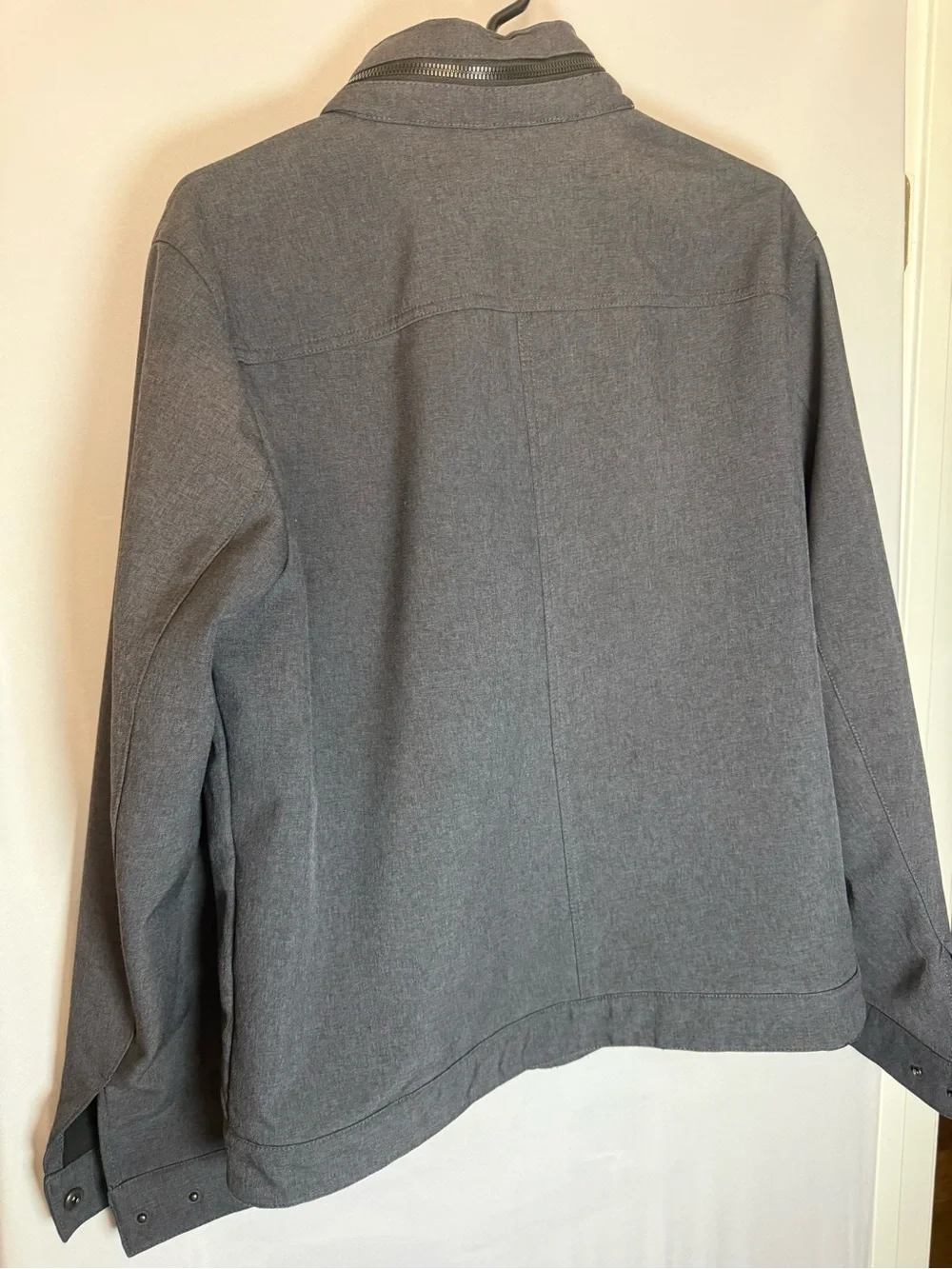 Levi's Men's Charcoal Button-Front Jacket